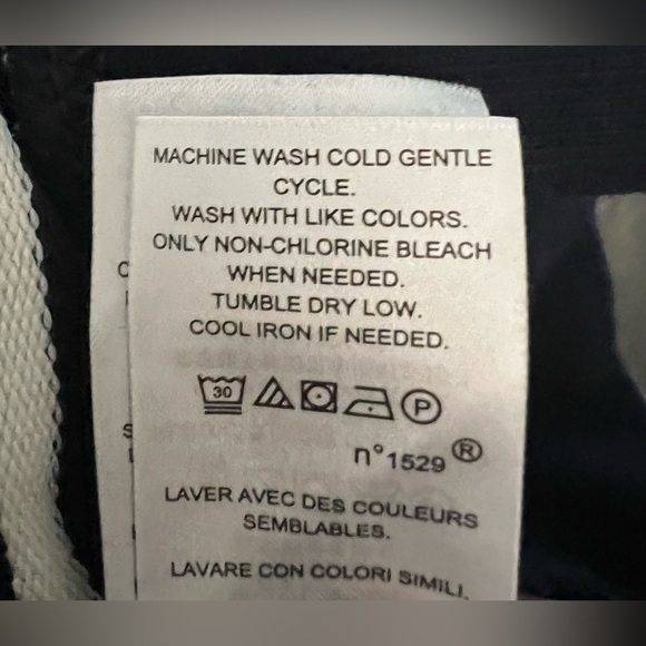 Lauren Ralph Lauren Navy/White Stripe Hooded Sweatshirt - Picture 6 of 6